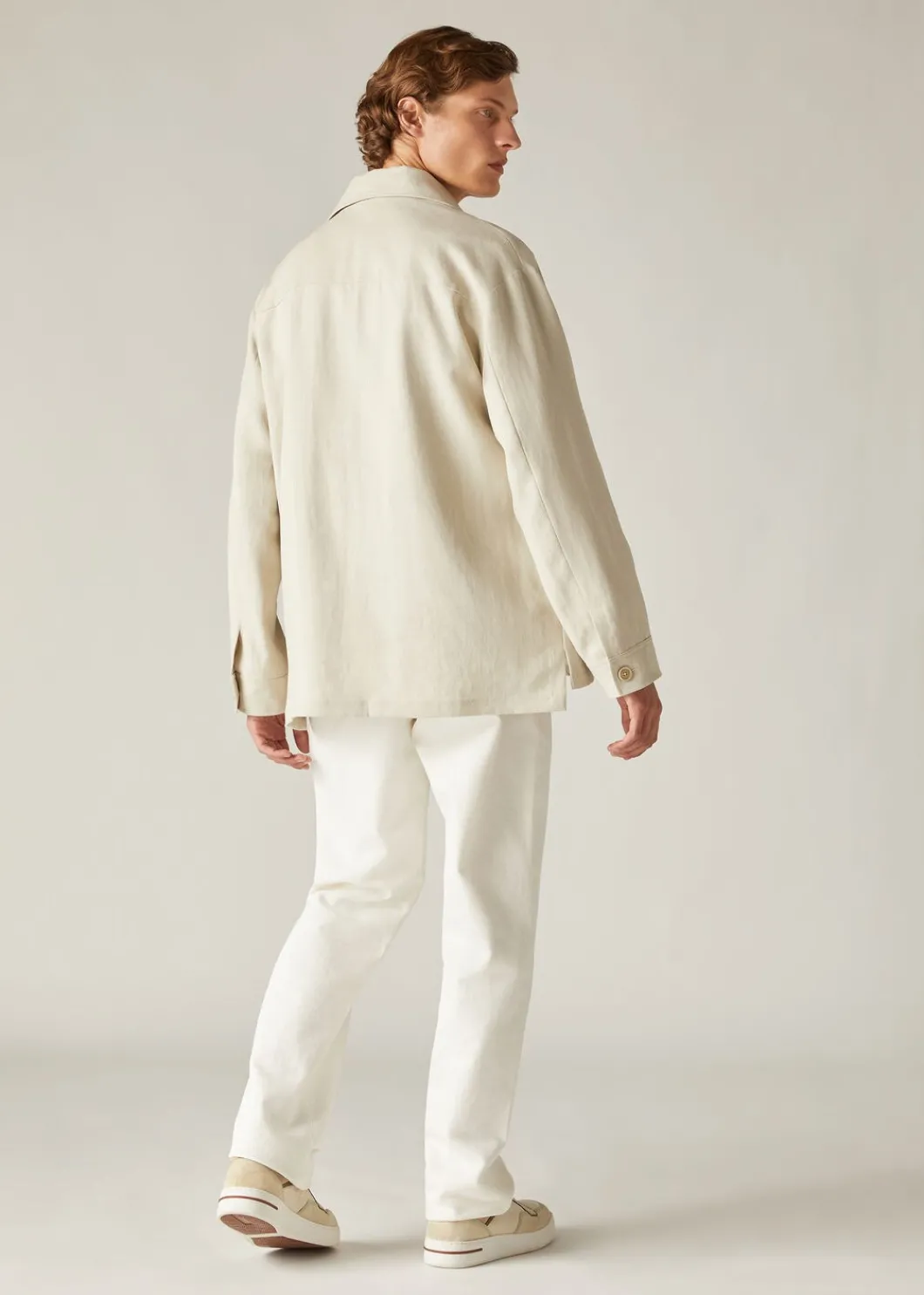 Shop Andre Overshirt Man Outerwear Jackets