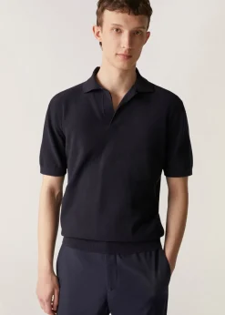 Shop Buttonless Polo Shirt Man Polo And T-Shirts