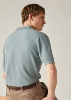Hot Buttonless Polo Shirt Man Polo And T-Shirts