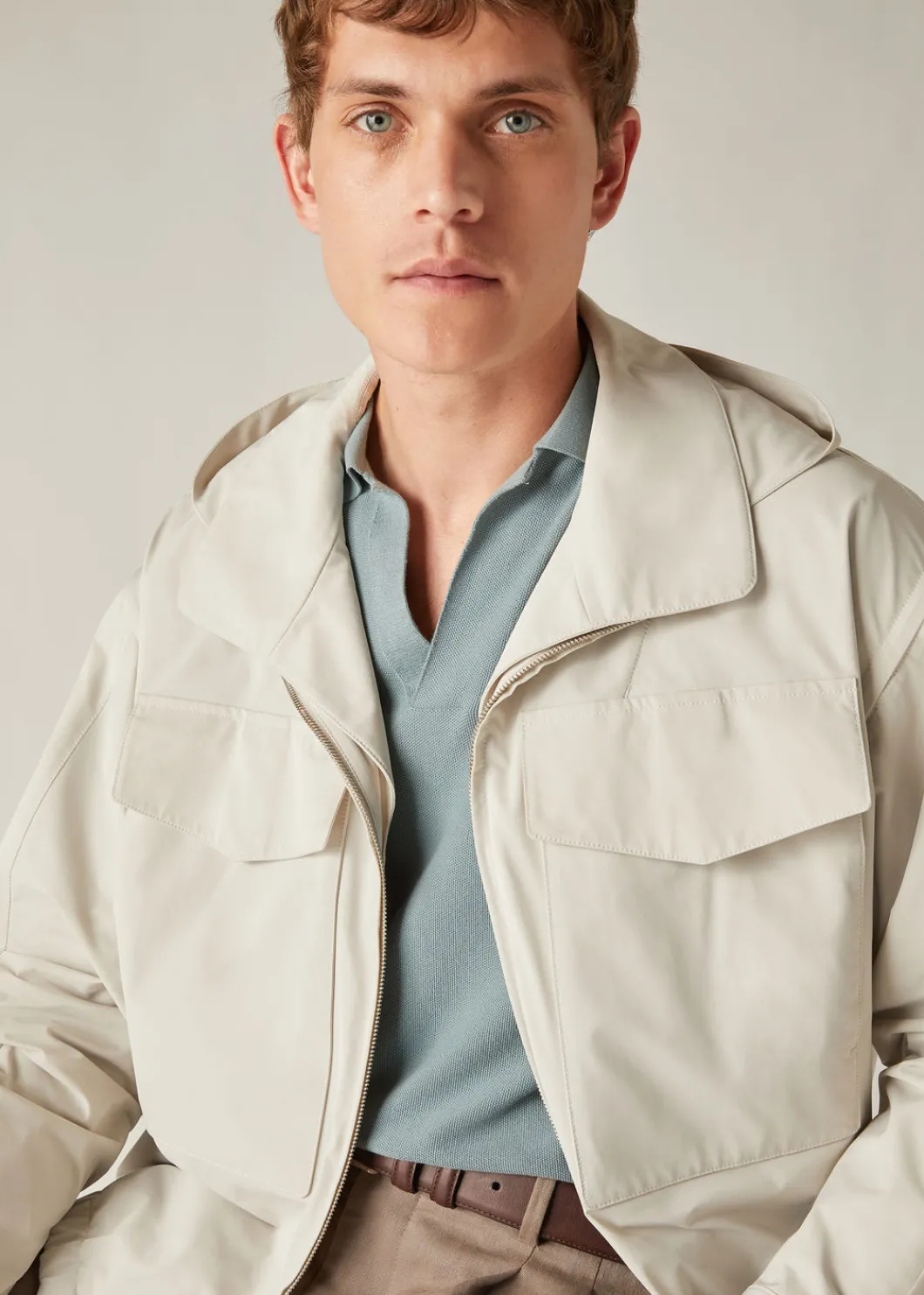 Hot Buttonless Polo Shirt Man Polo And T-Shirts