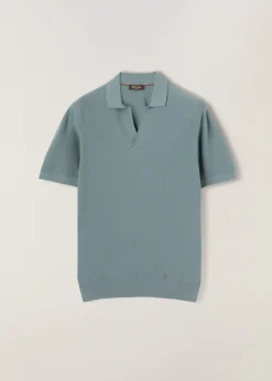 Hot Buttonless Polo Shirt Man Polo And T-Shirts
