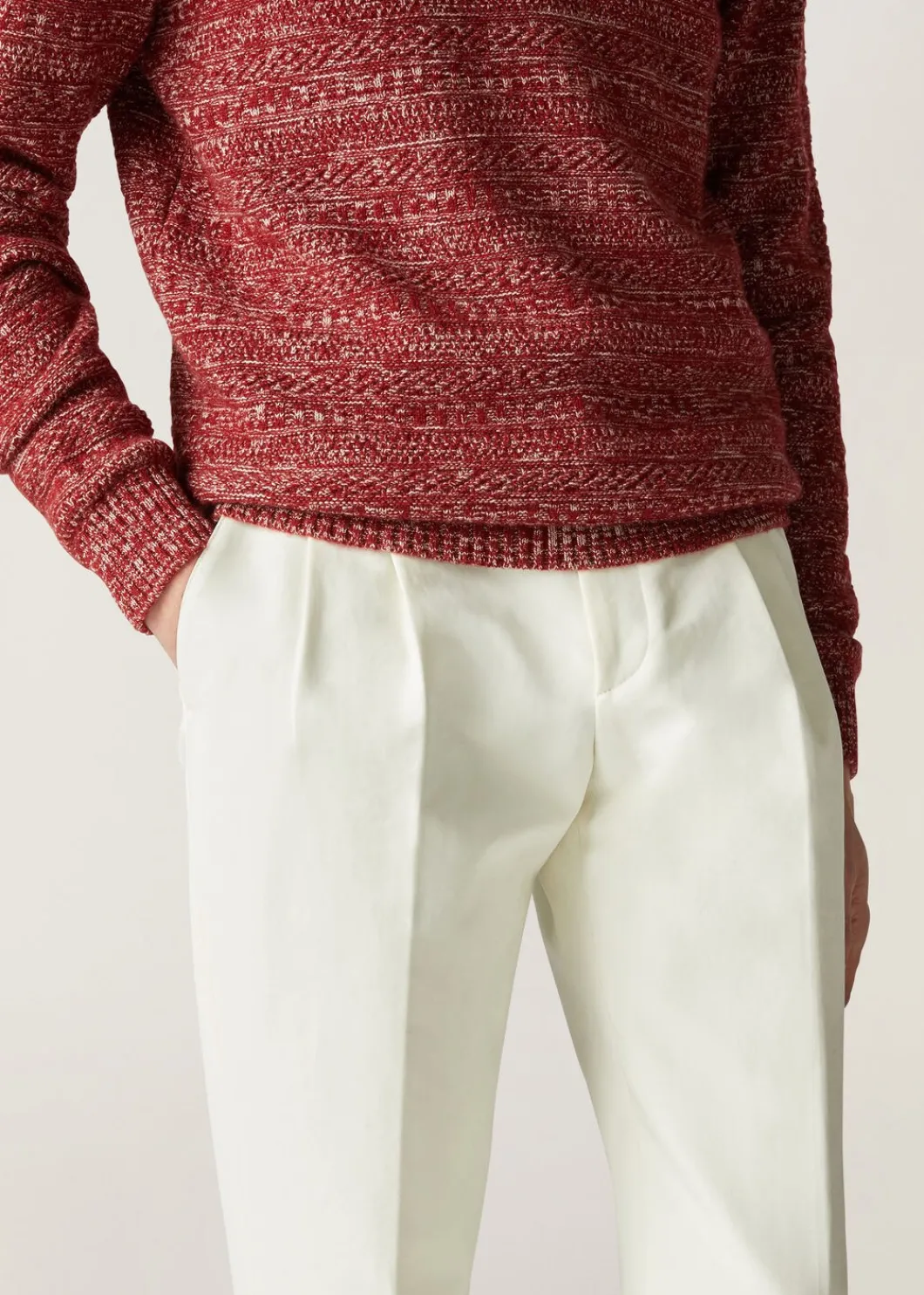 Discount City Two Pinces Pants Man Trousers & Bermudas