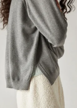 New Cocooning Ajour Crew Neck Woman Knitwear