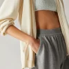 Online Cocooning Ajour Shorts Woman Knitwear