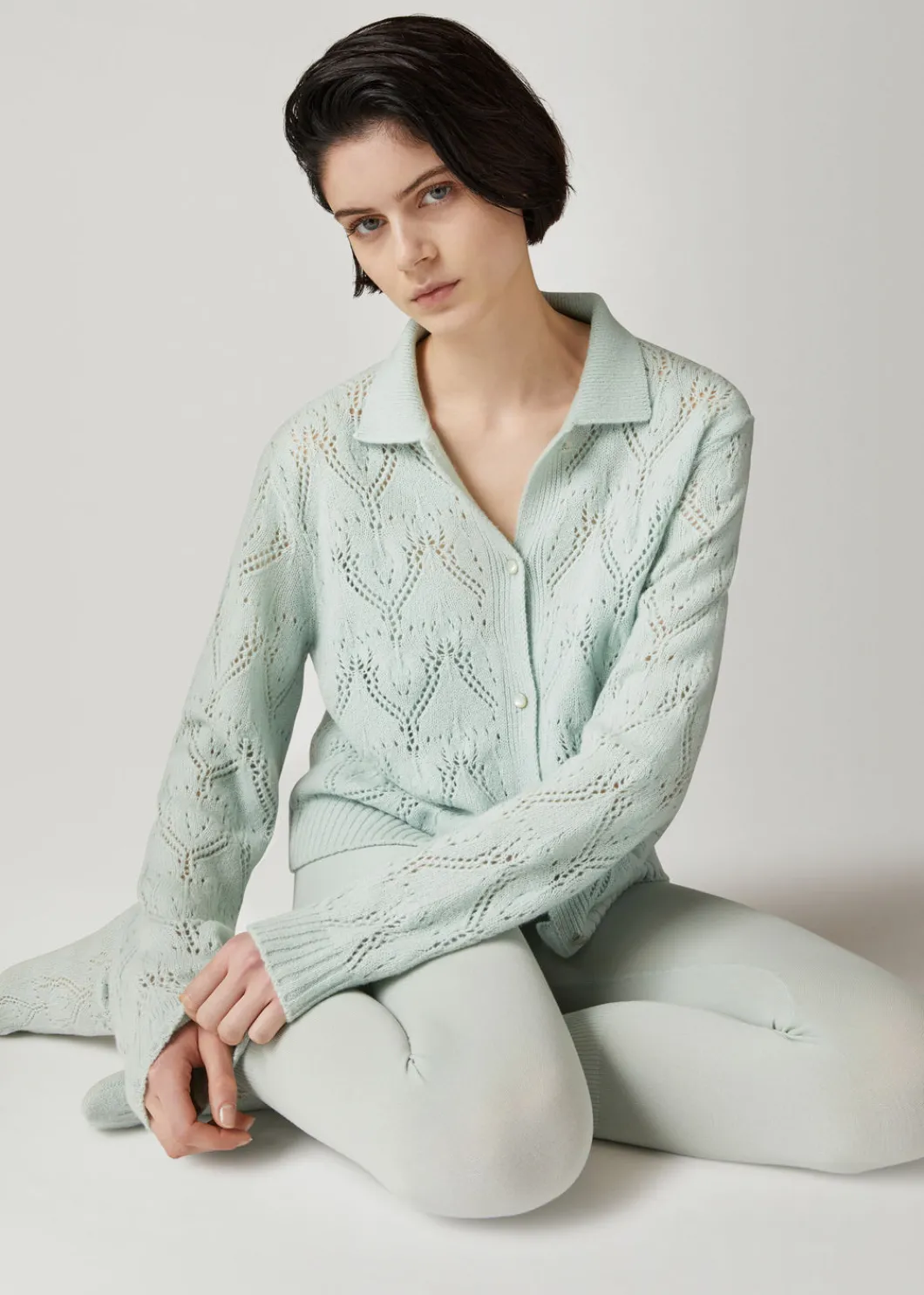 Shop Cocooning Cardigan Woman Knitwear