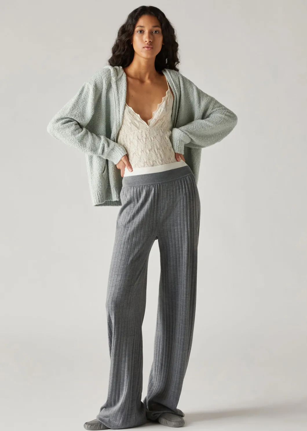 Outlet Cocooning Fluid Pants Woman Trousers & Shorts