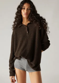 Outlet Cocooning Polo Shirt Woman Knitwear