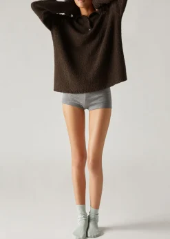 Outlet Cocooning Polo Shirt Woman Knitwear