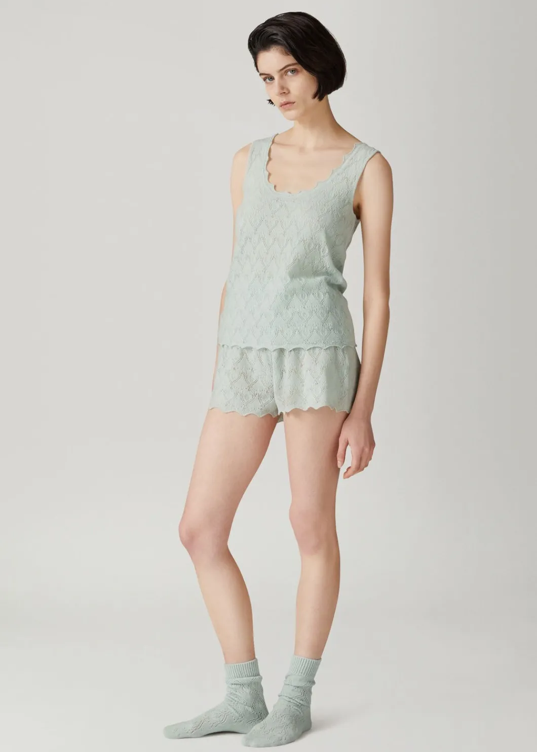 Hot Cocooning Shorts Woman Knitwear