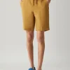 Clearance Flat Drawstring Bermuda Shorts Man Trousers & Bermudas