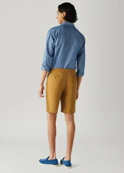 Clearance Flat Drawstring Bermuda Shorts Man Trousers & Bermudas