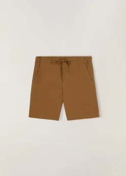 Clearance Flat Drawstring Bermuda Shorts Man Trousers & Bermudas