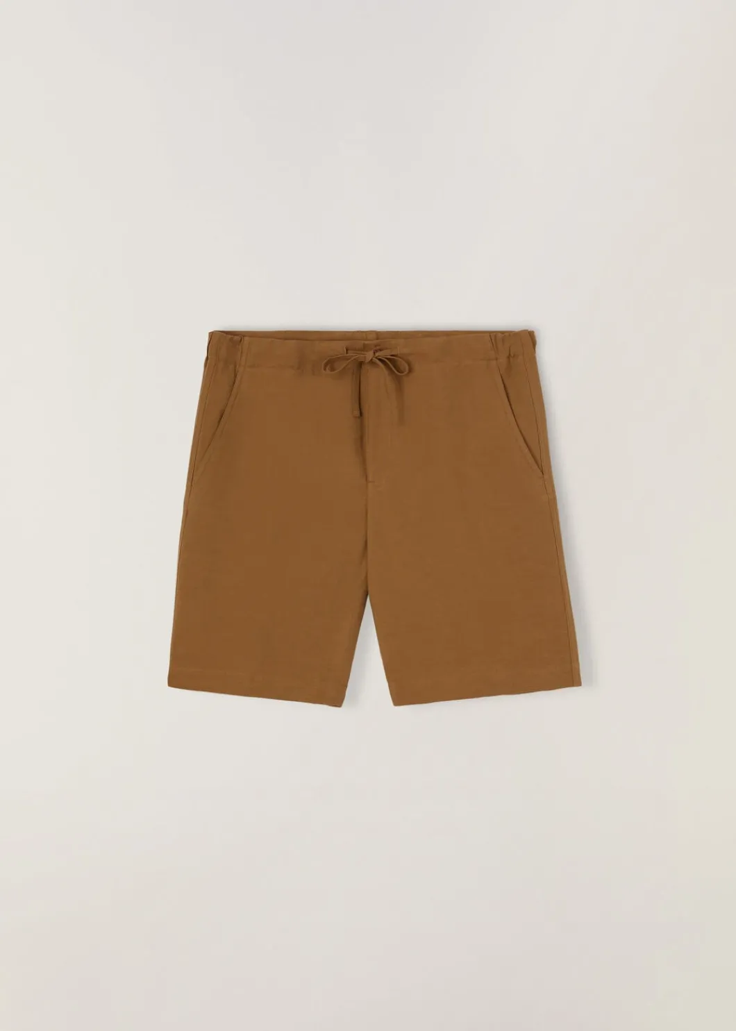 Clearance Flat Drawstring Bermuda Shorts Man Trousers & Bermudas