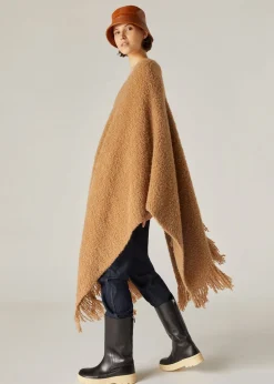 Online Fluffy Poncho Woman Coats & Capes