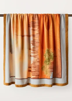 Clearance Golden Hour In Dubai Throw Blanket Blankets