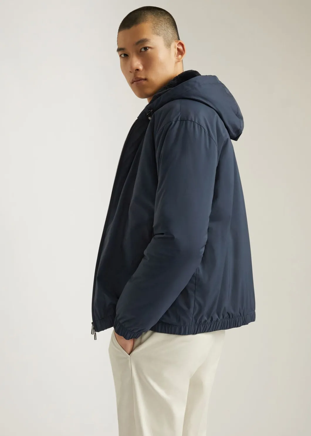 New Hooded Bomber Jacket Man Outerwear Jackets