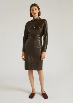 Online Lucie Skirt Woman Leather