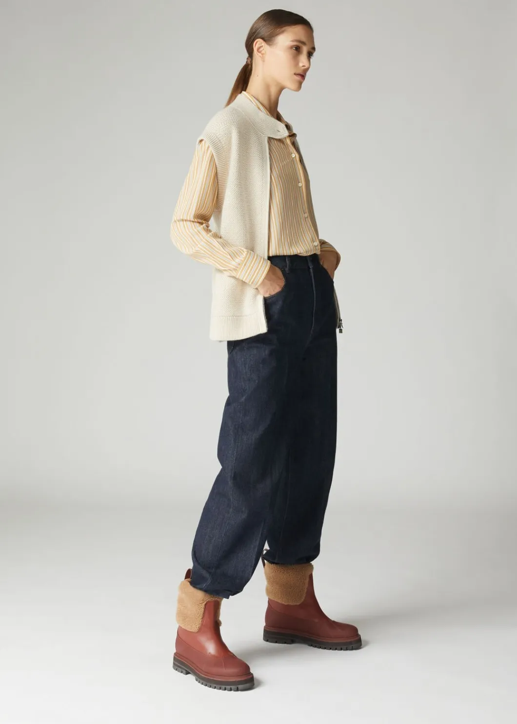 Clearance Madley Trousers Woman Denim