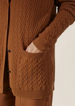 Flash Sale Micro Cables Cardigan Woman Knitwear
