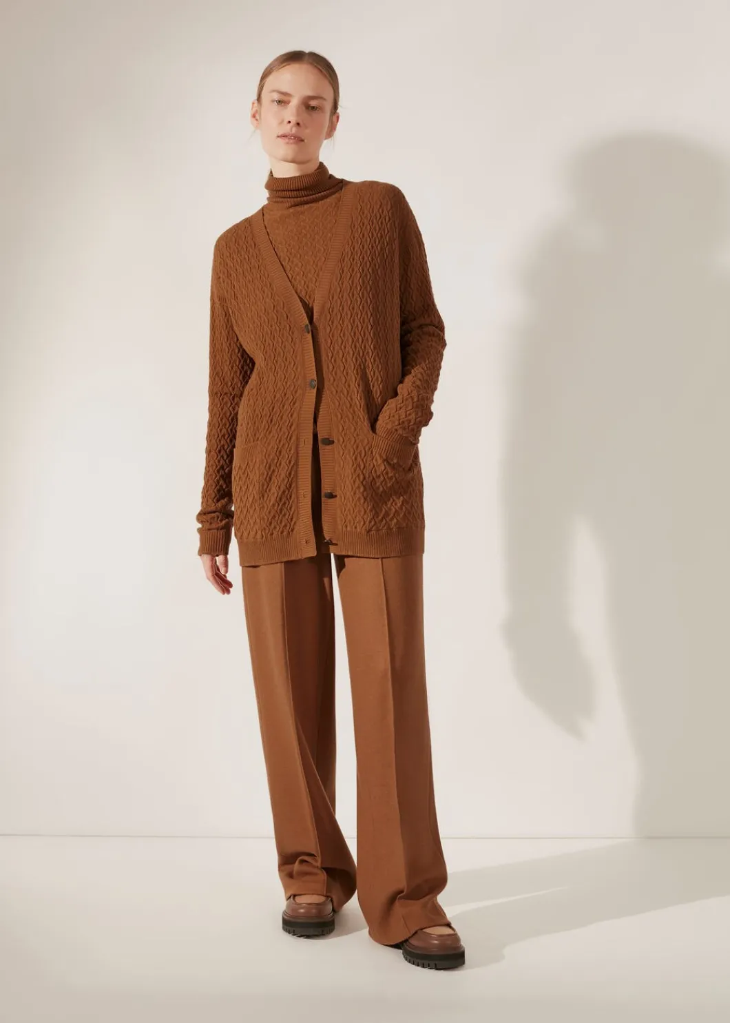 Flash Sale Micro Cables Cardigan Woman Knitwear