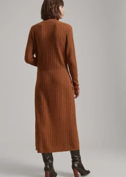 Sale Micro Cables Dress Woman Dresses