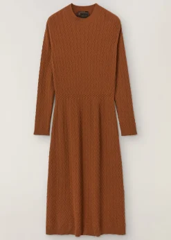 Sale Micro Cables Dress Woman Dresses
