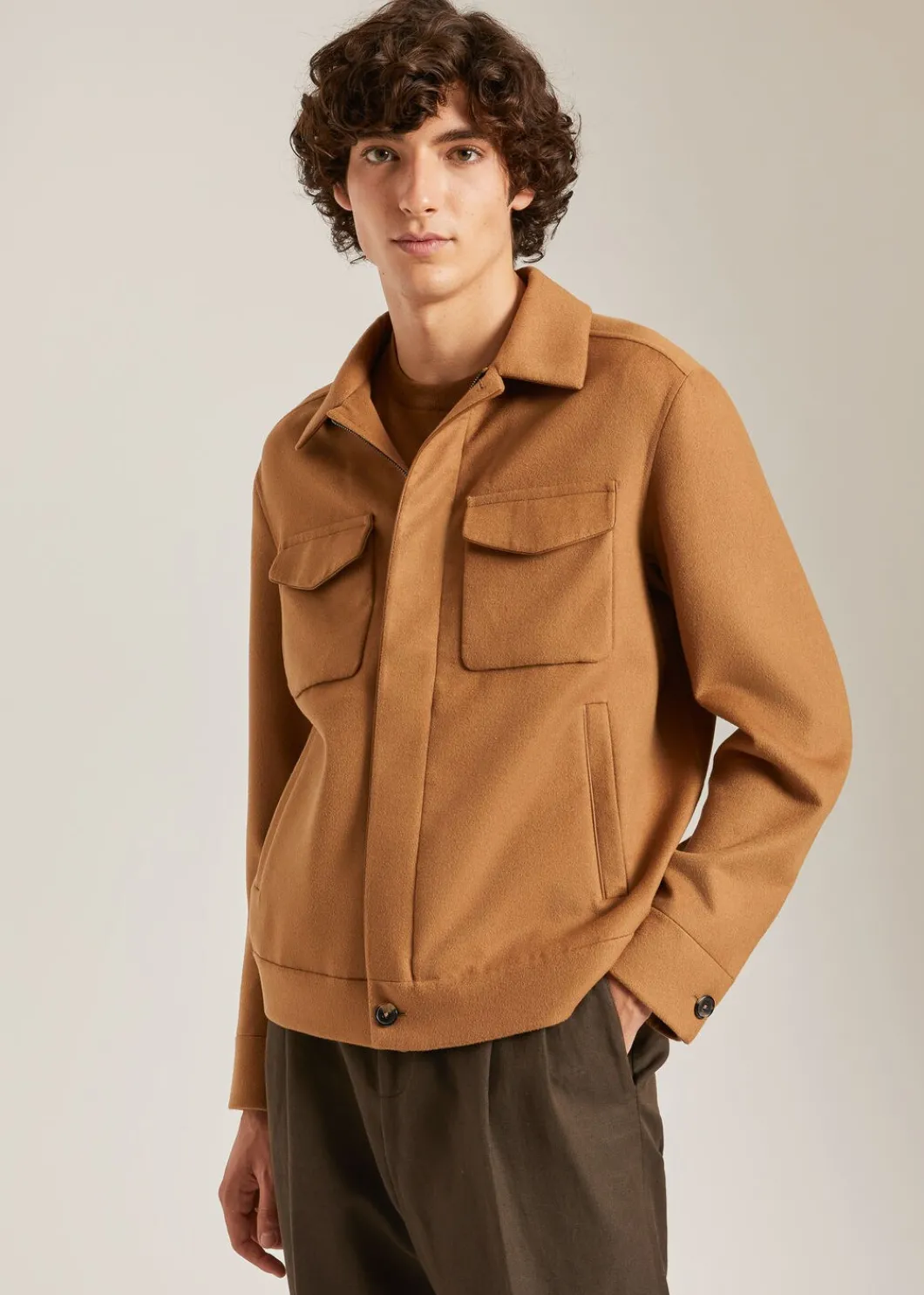 Shop Nevado Bomber Jacket Man Outerwear Jackets