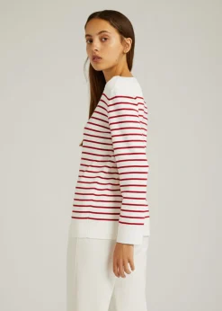 New Niasca Boat-Neck Sweater Woman Knitwear