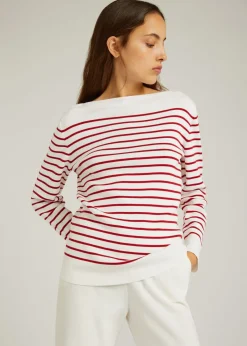 New Niasca Boat-Neck Sweater Woman Knitwear
