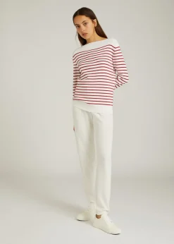 New Niasca Boat-Neck Sweater Woman Knitwear