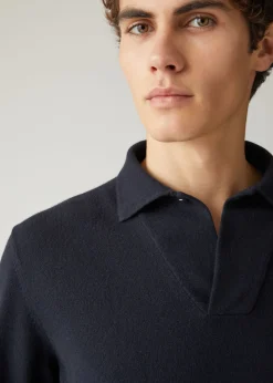 New Open Polo Shirt Man Knitwear