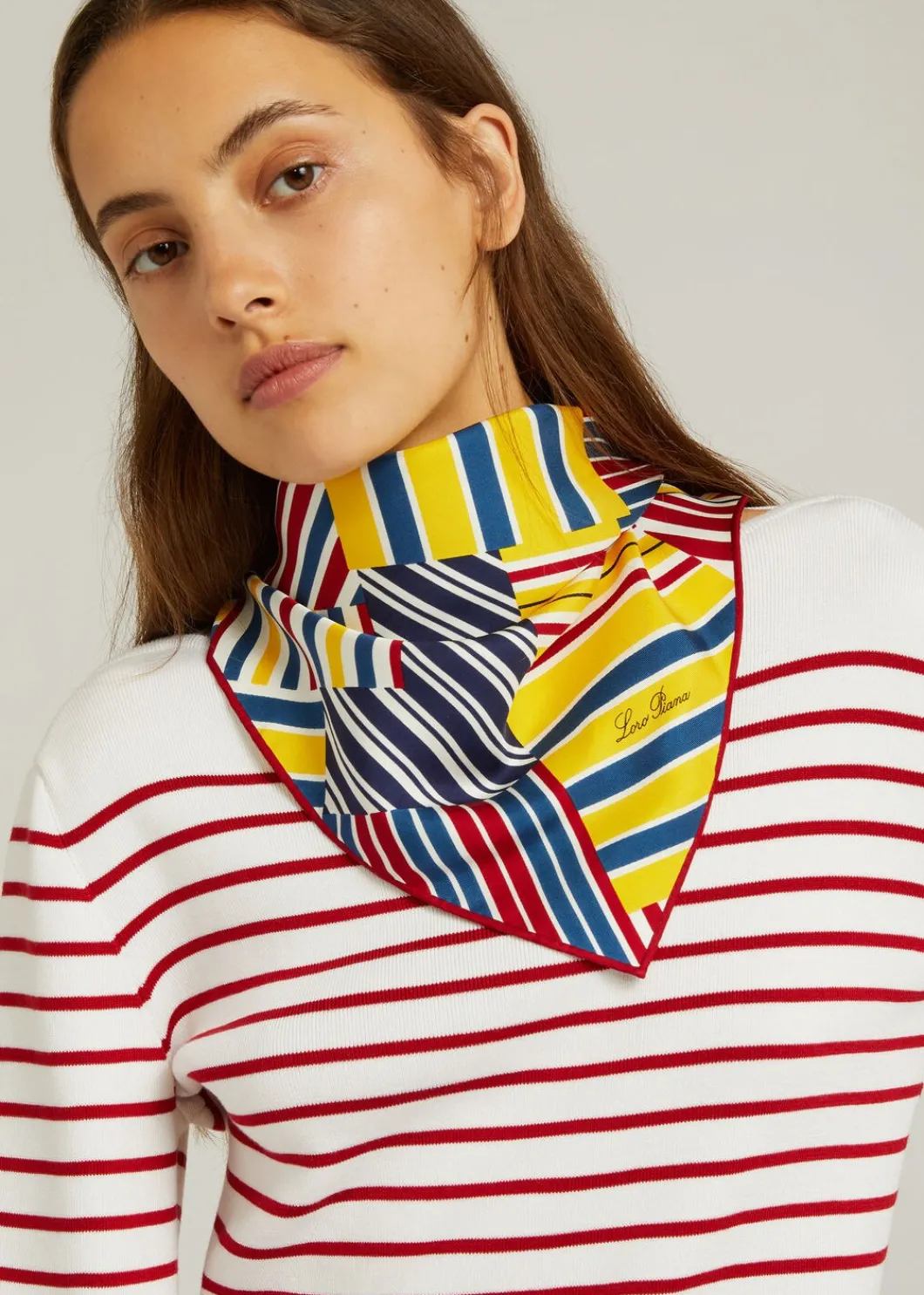 Discount Portofino Triangle Foulard Woman Stoles