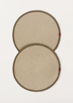 Cheap Saint Barth Round Placemats (Set Of Two) Tableware