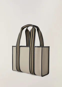 Cheap Small The Suitcase Stripe Bag Woman Top Handle And Totes