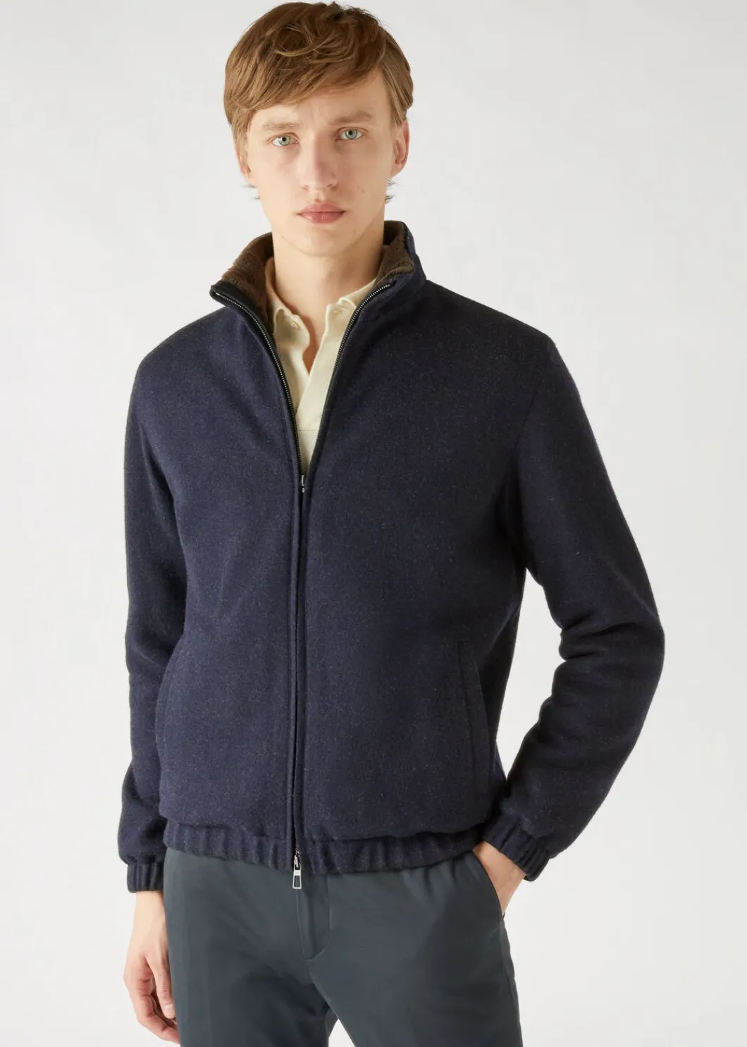 Online Sweater Bomber Man Outerwear Jackets