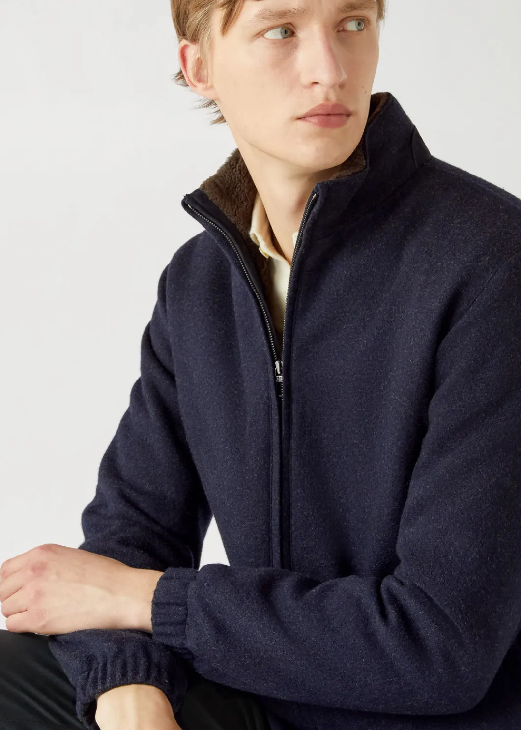 Online Sweater Bomber Man Outerwear Jackets