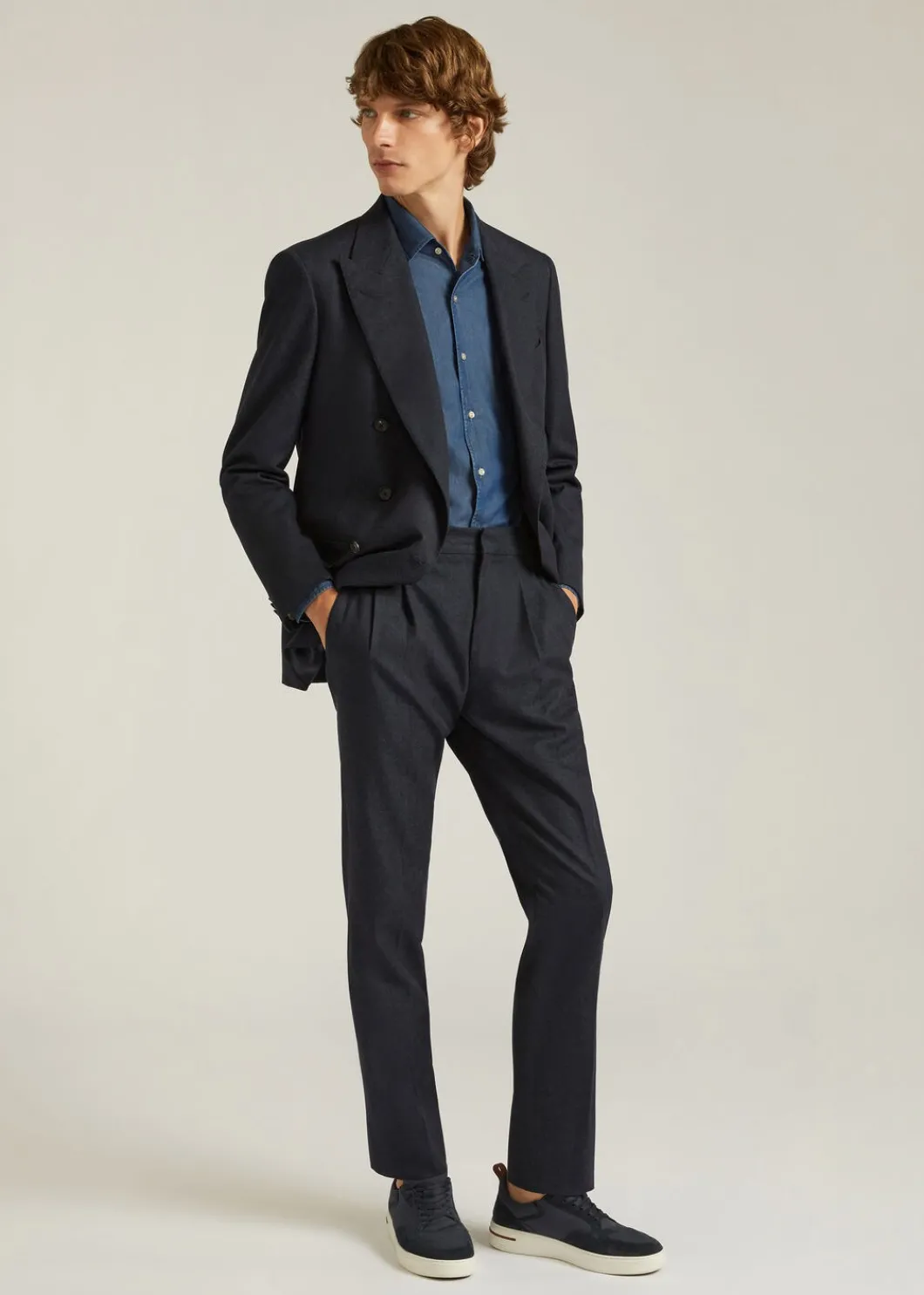 Sale Tailor Two Pince Pants Man Trousers & Bermudas