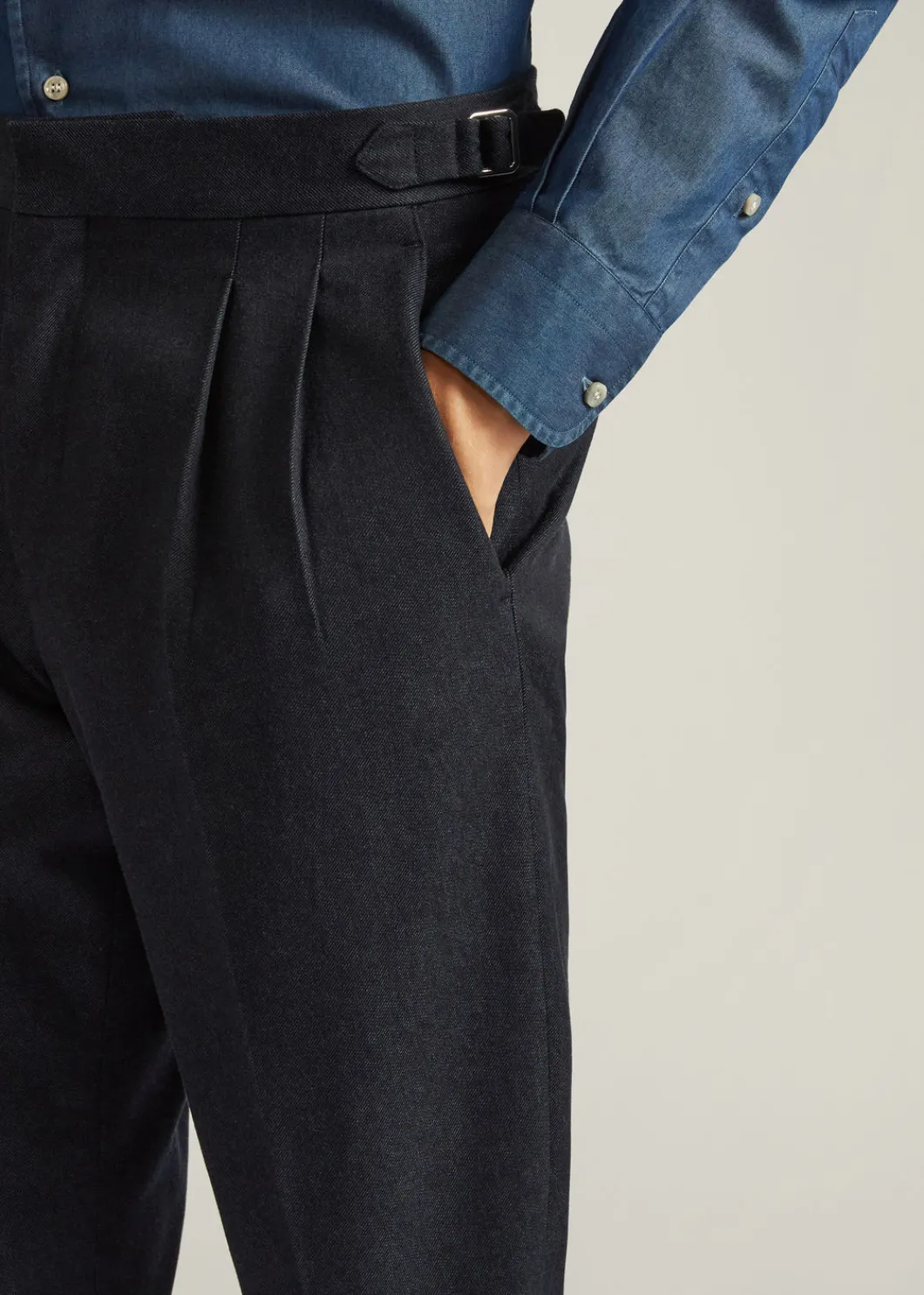 Sale Tailor Two Pince Pants Man Trousers & Bermudas