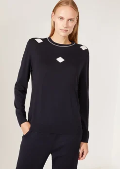 Online The Gift Of Kings® Argyle Crew Neck Woman Knitwear