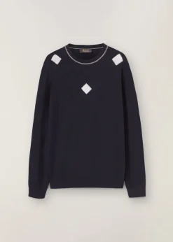 Online The Gift Of Kings® Argyle Crew Neck Woman Knitwear