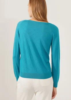 Shop The Gift Of Kings® Wide Argyle Crew Neck Woman Knitwear