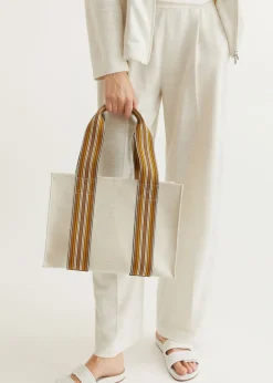Flash Sale The Suitcase Stripe Bag Woman Top Handle And Totes