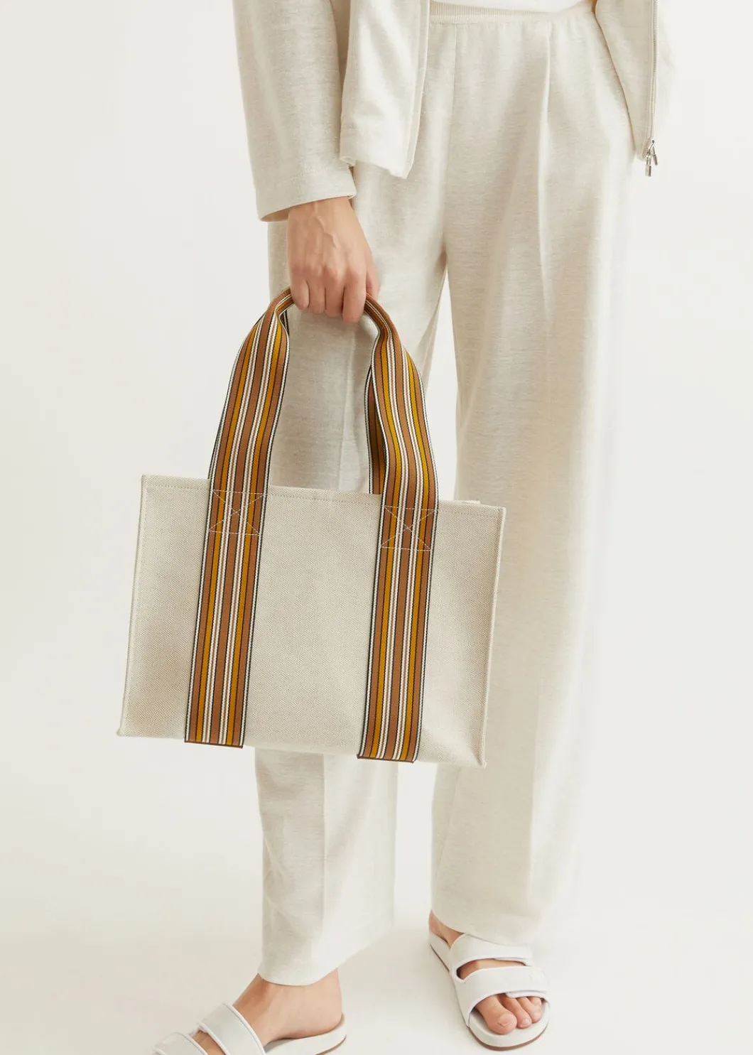 Flash Sale The Suitcase Stripe Bag Woman Top Handle And Totes