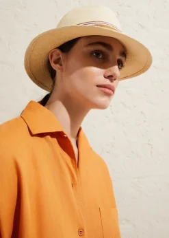 Cheap The Suitcase Stripe Ingrid Hat Woman Hats