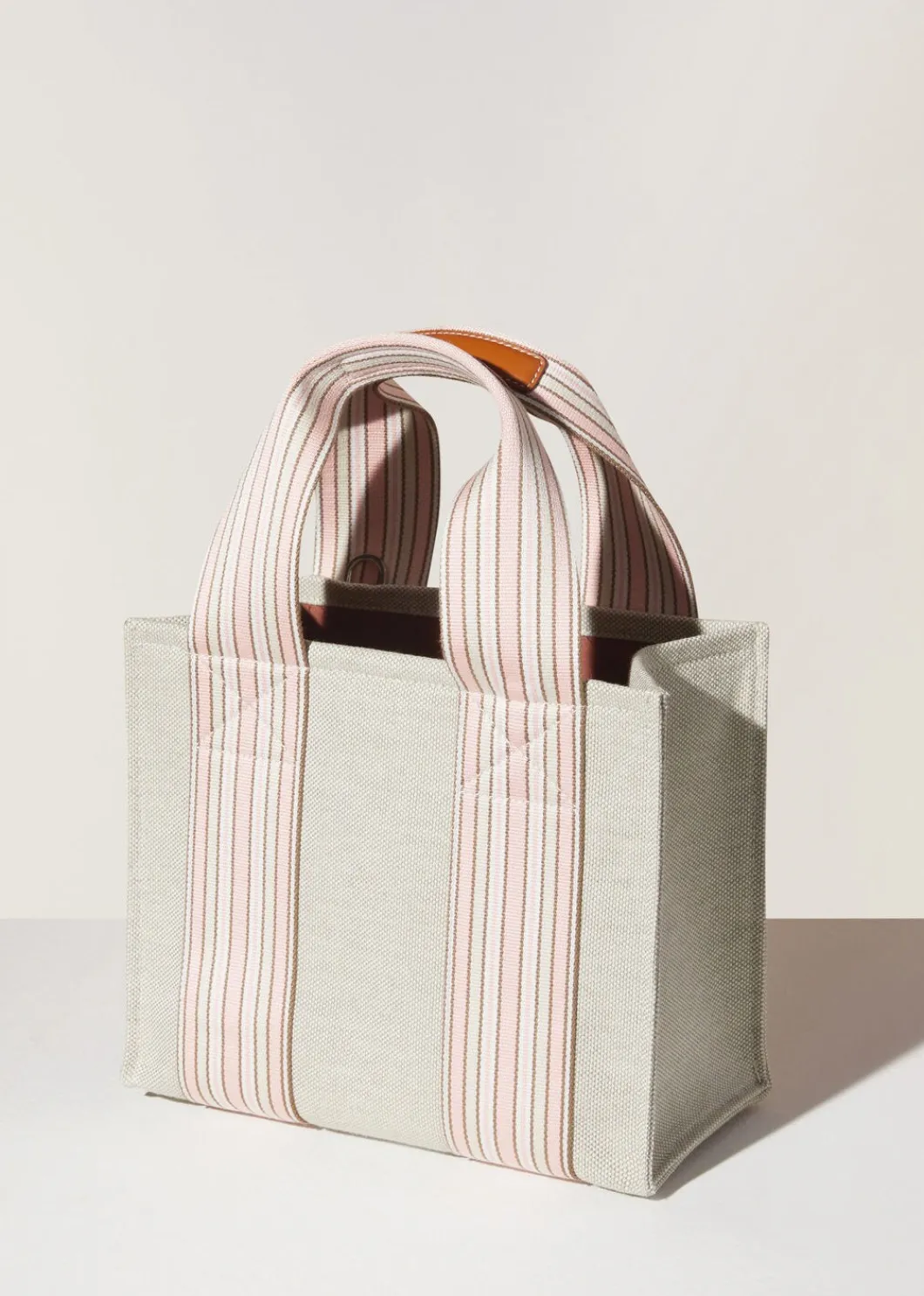 Online The Suitcase Stripe Mini Bag Woman Top Handle And Totes