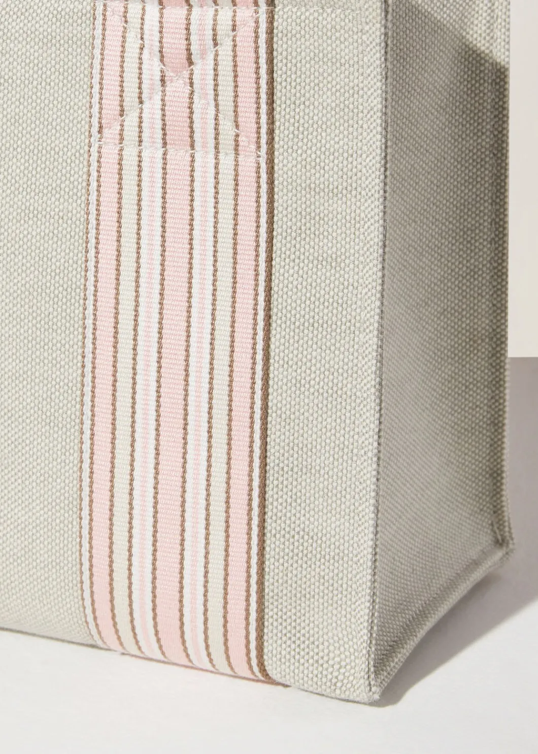 Online The Suitcase Stripe Mini Bag Woman Top Handle And Totes