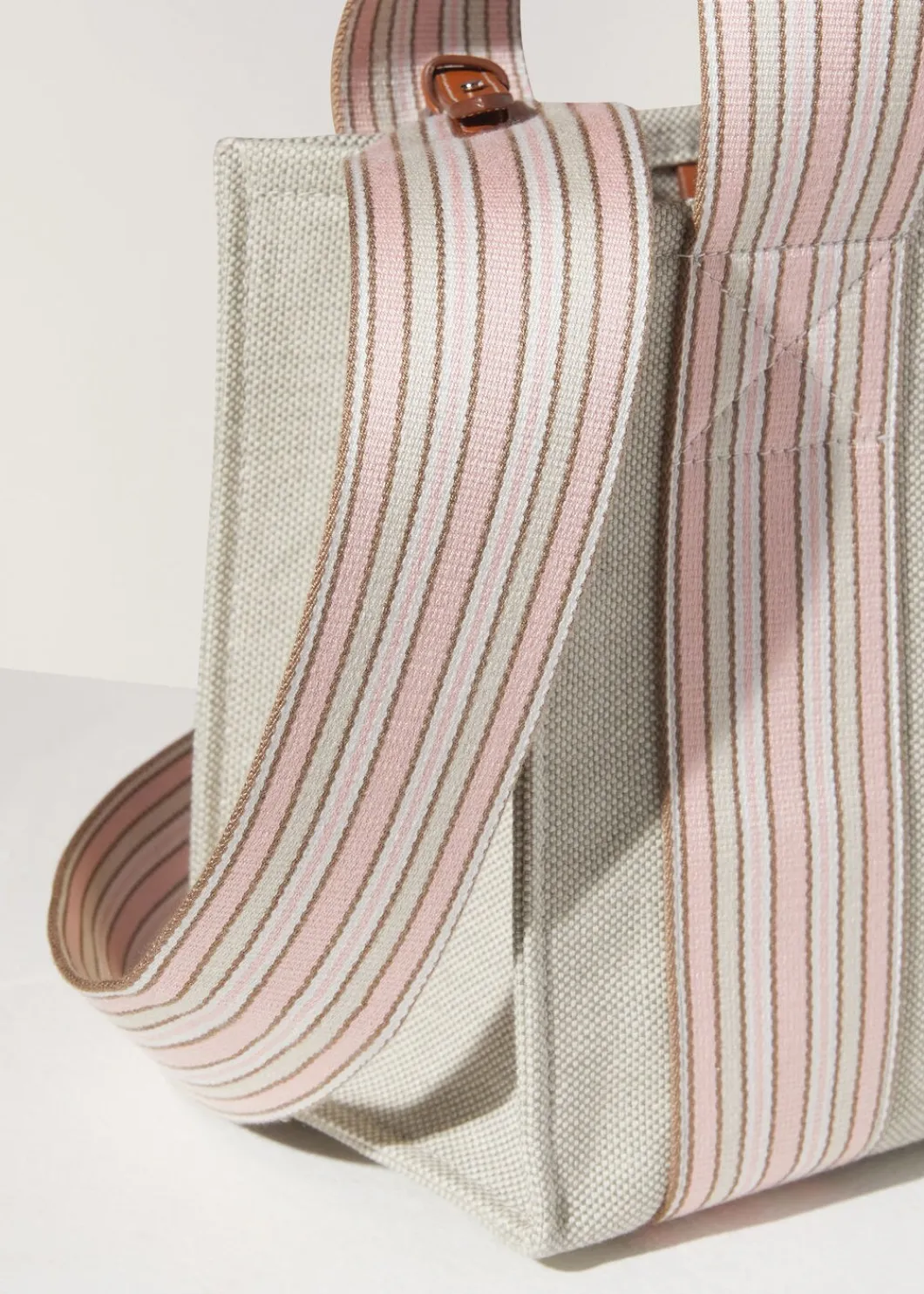 Online The Suitcase Stripe Mini Bag Woman Top Handle And Totes