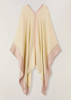 Best Sale The Suitcase Stripe Poncho Woman Coats & Capes