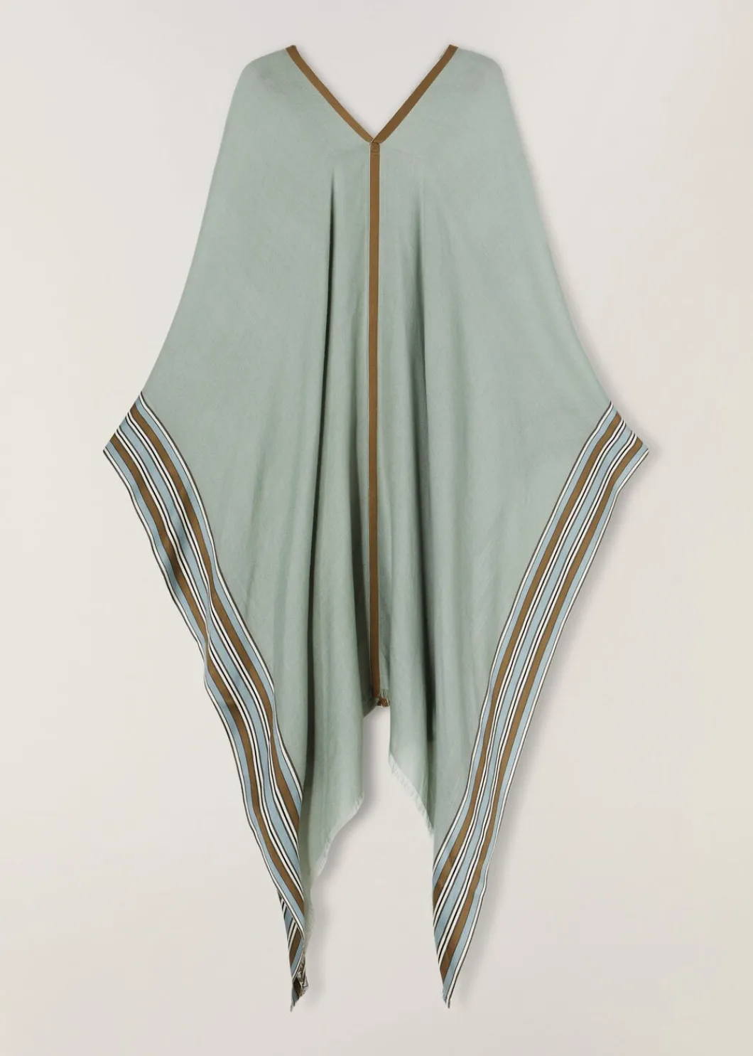 Clearance The Suitcase Stripe Poncho Woman Coats & Capes
