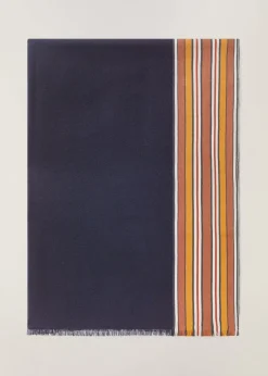 Fashion The Suitcase Stripe Stole Woman Stoles